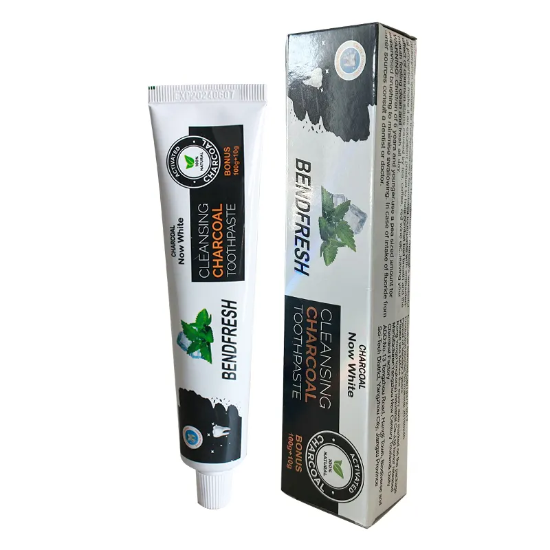 Dentes branqueamento creme dental carvão vegetal para gengivas cuidados fortalecer dentes bambu branqueamento creme dental