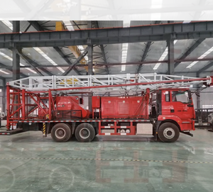 Plateforme de réparation rotative terrestre de qualité supérieure, standard champ pétrolier, montée sur camion, avec moteur AC et alimentation électrique - Product Image 1