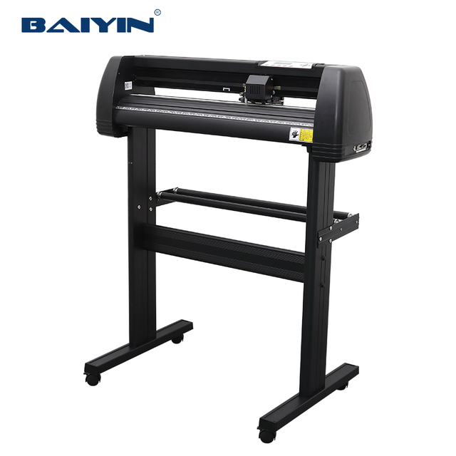 Baiyin Graph Plotter Cutter 63cm Cutting Width Plotter Machine with Software Vinyl Cutting Machine with Manual Edge Patrol