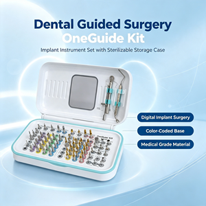 ชุดเครื่องมือผ่าตัด OneGuide สำหรับการยกไซนัสแบบมีไกด์ <span class=keywords><strong>Osstem</strong></span> และชุดดอกสว่านสำหรับปลูกฝังแบบ Taper พร้อมเครื่องมือพลาสติกแบบไม่ใช้กุญแจ - Product Image 3