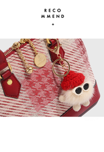 Bolso cruzado de lujo 2025 para mujer, bolso de bolos de pata de gallo para dama, bolso elegante de gama alta, bolso de campana - Product Image 3