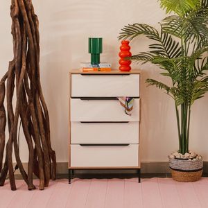 Boîte de rangement multifonctionnelle moderne en bois avec <span class=keywords><strong>5</strong></span> tiroirs pour chambre à coucher et salon - Product Image 1