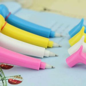 Stylo bille fantaisie en plastique de 1,0 mm en forme de Teckel, motif chien de dessin animé mignon, pour l'étude et la rentrée scolaire, promotion animale - Product Image 4