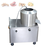Hot Sale Commerciële Automatische Fruit Groente Huid Peeler Kleine Elektrische Aardappel Carrot Peeling Wasmachine