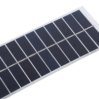 Panneau solaire monocristallin transparent 140x90mm 3W 6V 55V pour l'efficacité du réverbère solaire 19%-20%