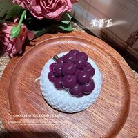 Ensemble de jouets en silicone souple en forme de fruits (raisin, fraise, pêche, pastèque) – Cadeau anti-stress