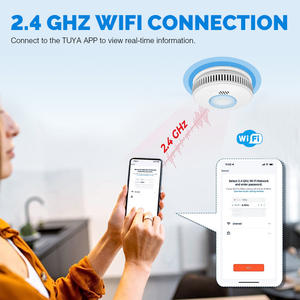 Detector de humo WIFI de 85Db, sonido seguro, 868MHZ, Sensor de fugas RF, Detector de humo interconectado para casa, alarma de incendio - Product Image 3