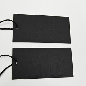 Affordable High Quality Embossed Hang <b>Tags</b> Eco-Friendly Custom Printed Logo Paper <b>Tags</b> with String and Eyelet for <b>Bags</b> & Shoes - Product Image 4
