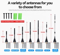 Antenne extérieure 433 MHz Lora 433.92 MHz avec câble RG174 2 M pour émetteur de télécommande de porte de garage Module récepteur 433 MHz