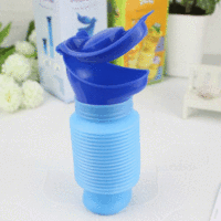 Urinoir d'urgence 750 ML, mini portable, camping en plein air, voyage, toilettes personnelles rétractables, pot de toilette mobile pour enfants et adultes