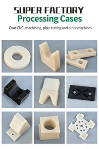 תותב פלסטיק HDPE & UHMWPE - מוט מוצק/חלול, תותב צינור, מתאם, לחלקי מכונות תעשייתיות - Product Image 5