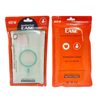 New Arrival Wholesale JLC Brand Durable Plastic Zipper Phone Case Protector Packaging 12*21cm Offset Printing Waterproof PET+CPP