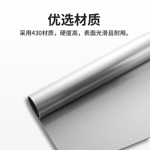 Stainless Steel Pizza Cutter With Protective Cover <b>Half</b> Moon Edge Non <b>Slip</b> Kitchen Tool For Baking Pizza - Product Image 3