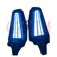 ZIMIN Nouveaux accessoires d'éclairage automobile, feux de jour DRL modifiés, LED 12V 72W 6000 Lumens Blanc/Jaune Plastique Hiace 2020