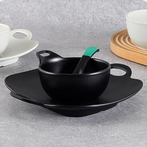 Trendy dessert bowls, sweet soup bowls, commercially appealing and creative melamine <b>plastic</b> bowls for ice cream, taro balls, - Product Image 4
