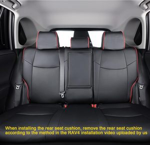 Set Completo di 13 Pezzi di <span class=keywords><strong>Coprisedili</strong></span> Auto <span class=keywords><strong>in</strong></span> <span class=keywords><strong>Pelle</strong></span> Impermeabile di Alta Qualità <span class=keywords><strong>su</strong></span> <span class=keywords><strong>Misura</strong></span> per Toyota RAV4 2019-2025 - Product Image 3