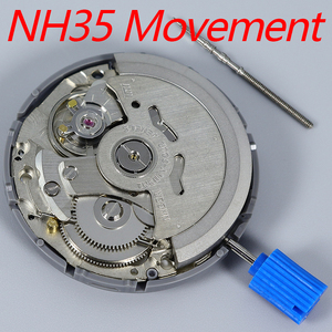 <span class=keywords><strong>Mouvement</strong></span> de montre automatique mécanique japonais blanc <span class=keywords><strong>NH35A</strong></span>, remplacement de montre à 3 heures, mod - Product Image 6