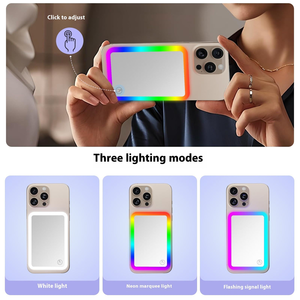 Nouvelle lumière de remplissage magnétique pour téléphone portable, lumière de photographie portable, lumière rechargeable pour téléphone portable, lumière d'ambiance pour photos, nourriture, direct - Product Image 2