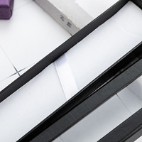 PQ Vente en gros Boîte à stylos en cuir transparente créative avec couvercle supérieur et inférieur Emballage pour stylo gel Cadeau en papier de stock