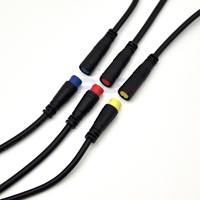 Connecteur de câble étanche IP65 3 4 5 6 8 9 10 broches, câble d'extension 1m 2m 5m pour vélos électriques et trottinettes, connecteur de fil M6 M7 M8