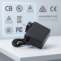Adaptateur secteur AC/DC CB UL CE 10W 11W 12W 9V 12V 21V 24V 0.65A 1.5A pour tensiomètre domestique et alimentation médicale