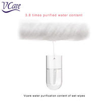 Lingettes pour bébé en tissu non tissé, écologiques, antibactériennes, à base d'eau, pour peaux sensibles, emballées individuellement, tendance et pratiques pour la maison
