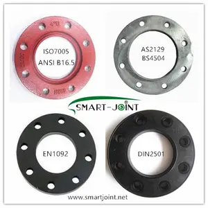 Ductile Iron Backing Ring/FLANGE PN16 Pe Fitting ASTM INCH ANSI B16.5 150LBS DN150 A105 ASME B16.5