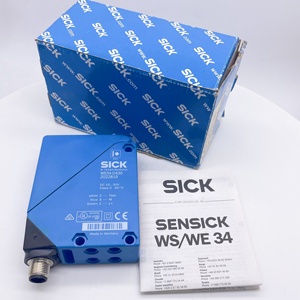 Sensor Óptico Fotoeléctrico Compacto Serie W34 WS/WE34-B430 D430, IP67, Salida NPN/PNP, Detección de 50m, Luz Roja de 660nm, PLC - Product Image 4