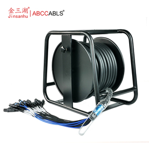 สายเคเบิลเสียงแบบม้วนเก็บได้ ABCCABLS 16 เข้า 4 ออก 20 ช่อง สำหรับไมโครโฟนบนเวที พร้อมขั้วต่อ XLR  หุ้มด้วย PVC ป้องกันสัญญาณรบกวนแบบผสม - Product Image 4