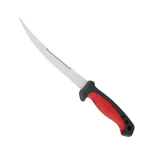 Bainha afiada de aço inoxidável de pp, 6.5/7/8/9 polegadas, lâmina de logotipo personalizada, faca de filé, facas de pesca, venda imperdível