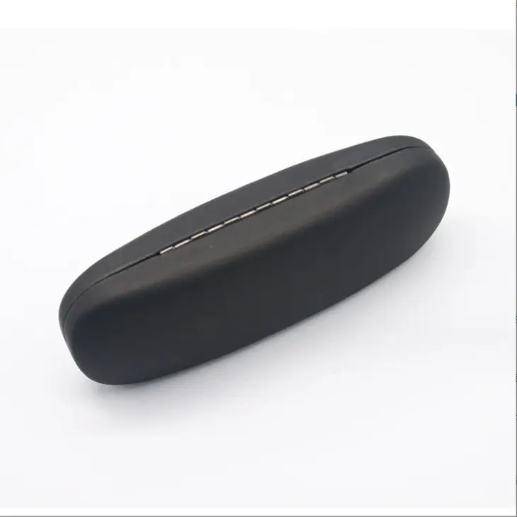 Mayorista Personalizado Metálico Brillo Sólido Color Eye Glasses Case Matt PU Leather Eyewear Box