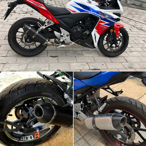Nuevo escape universal de acero inoxidable YCC para motocicleta, modificación para Yamaha Gy6 Yoshimura 51MM Tank 200 Efi Scooter <span class=keywords><strong>Cuma</strong></span> 200cc - Product Image 4
