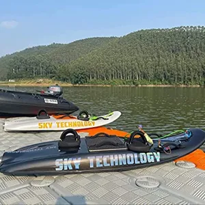 90min Water Electric Surfboard para adultos, com 10kw High Speed Surfing Electric Jetboards com 3 Tail, Smart Water Scooter