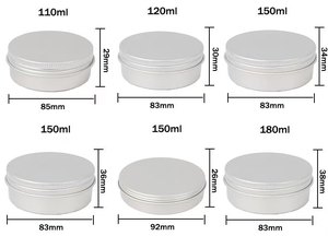 <span class=keywords><strong>2025</strong></span> siêu September Hot Bán 120ml d83mmxh30mm nắp vặn kim loại tin có thể Lip Balm nhôm tin <span class=keywords><strong>container</strong></span> cho mỹ phẩm và nến - Product Image 5