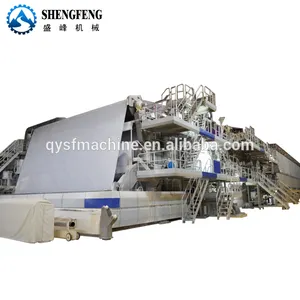 A4 culture paper making machine production line paper mill at high efficiency