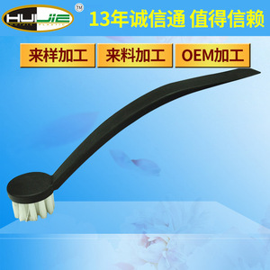 Brosse de nettoyage en plastique pour fabricants, brosse à rainures pour portes, poils en nylon, brosse à fentes à long manche pour le nettoyage domestique - Product Image 3