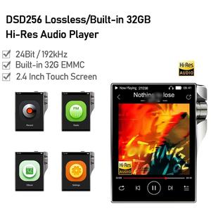 Reproductor de Música MP3 de Alta Fidelidad y Sin Pérdidas, Conexión Inalámbrica BT, Pantalla Táctil IPS Completa, 90 Horas de Duración de la Batería - Product Image 4