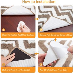 ที่ยึดพรมกันการม้วนผมแผ่นพรมกันการพับมุมสำหรับพรม - Product Image 4
