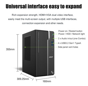 Ordinateur de Bureau <span class=keywords><strong>Acer</strong></span> Complet G6900 12e Génération - Product Image 3