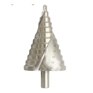 High-Speed Steel <b>Step</b> <b>Drill</b> Bit 6-60mm Spiral Flute For Stainless Steel Drilling - Product Image 1