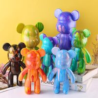 Kit de peinture d'ours fluide DIY-Ours en peluche artisanal créatif pour la décoration intérieure