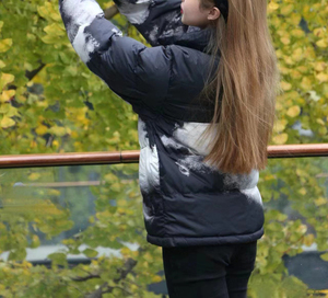 Veste matelassée formelle réversible de haute qualité, doudoune épaisse en coton rembourré, fermeture éclair personnalisée, logo personnalisé, hiver - Product Image 2