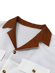 2026ใหม่ชุดสูท2ชิ้นของผู้ชายคลาสสิกใหม่เสื้อยืดกางเกงสีทึบแขนยาวสไตล์ชาติพันธุ์ - Product Image 3