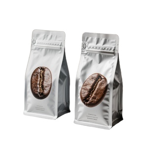 Bolsas de Aluminio con Fondo Plano Negro para Empacar Granos de Café, con Válvula, en Presentaciones de 250g, 340g, 500g, 1kg, 10000g y 2.5kg - Product Image 3