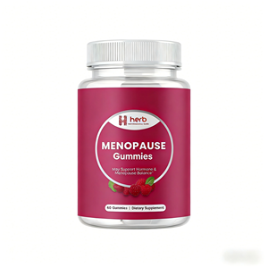 Vitaminas para la Menopausia en Adultos, Marca Privada OEM ODM, Mejora la Inmunidad, Gomitas para Mujeres con Cohosh Negro y Ñame Silvestre Rojo - Product Image 1