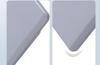 Truelle à béton industrielle de 24 pouces, personnalisable, finition magnésium, extrémité plate, compatible OEM