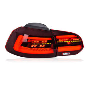 <span class=keywords><strong>2023</strong></span> Volkswagen Golf 6th Generation Conjunto de luz trasera Luces de conducción y freno LED Nueva Modificación de señal de giro secuencial roja - Product Image 4