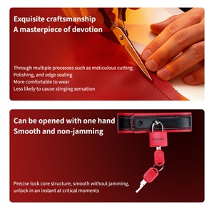 Juego de Entrenamiento SM de Cuero con Esposas y Tracción Testicular, Juego Divertido de Dominación para Esclavos, Juguete Sexual para Parejas con Manos Atadas, Venta al por Mayor - Product Image 3