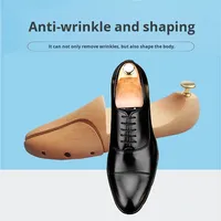 Embauchoirs en bois pour le commerce extérieur, réglables, anti-plis, anti-déformation, pour baskets, chaussures en cuir, hommes et femmes