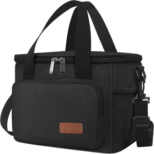Custom Logo <b>Soft</b> Oxford Large Shoulder Cooling Tote for Food Storage Picnic Wine Bottle <b>Box</b> Thermal Insulated Lunch Cooler Bags - Product Image 1